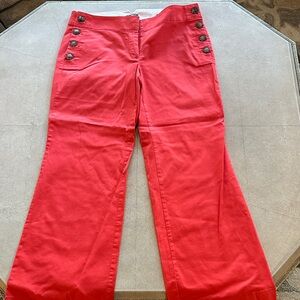 LOFT Vibrant pink Wide Leg Pants